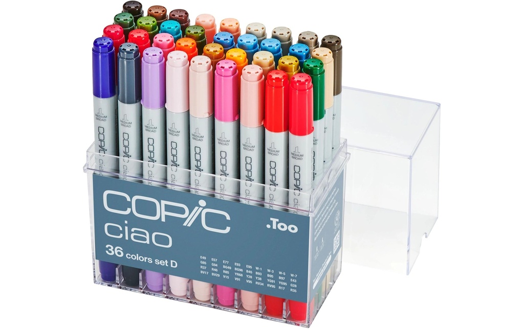 Copic Marqueur graphique Ciao Kit de 36 D