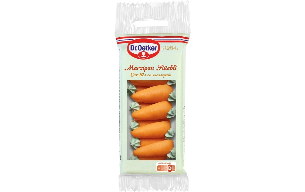 Dr.Oetker Massepain Carottes 12 pièces
