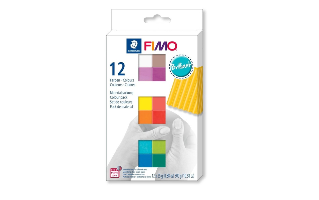 Fimo Set de modélisation soft 12 couleurs