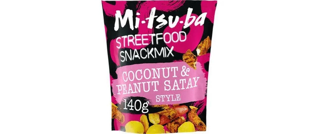 Mitsuba Noix de coco & cacahuètes Satay Street Food Mix 140 g