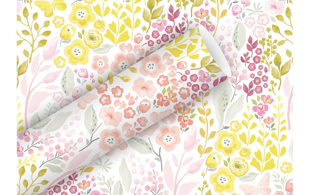 BRAUN + COMPANY Papier cadeau Blooming (2 pces)