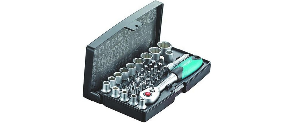 Technocraft Jeux de clés à douille Compact Pro 1/4 47 pièces