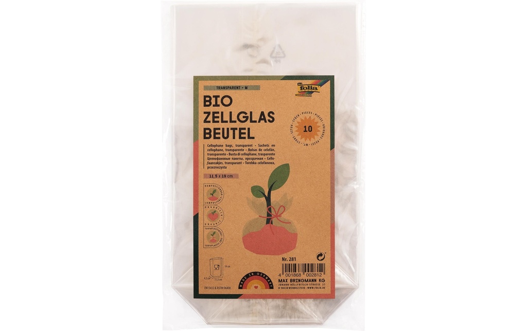 FOLIA Sach.en celloph.10pcs 115x190m (10 pces)