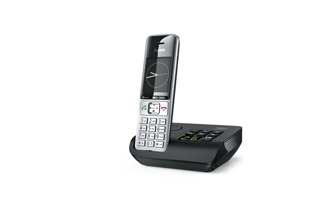 Gigaset Téléphone sans fil Comfort 500A Noir/Argenté