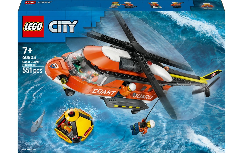 LEGO® City L'hélicoptère des garde-côtes 60503