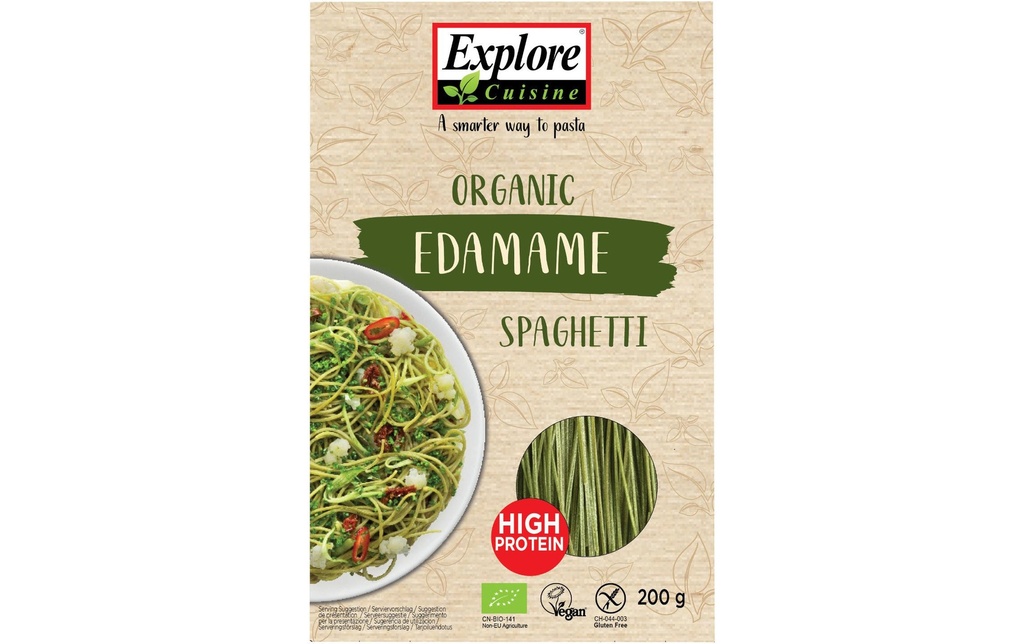 Explore Cuisine Pâtes alimentaires Bio Spaghetti de fèves d'edama 200 g