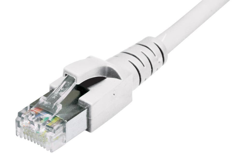 Dätwyler IT Infra Câble patch RJ-45 - RJ-45, Cat 6A, S/FTP, 15 m, Blanc