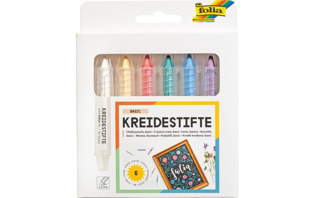 FOLIA Set-marqueur craie 6pcs (6 pces)