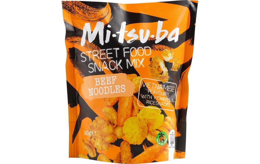 Mitsuba Street Food Mix Noodles au bœuf 140 g