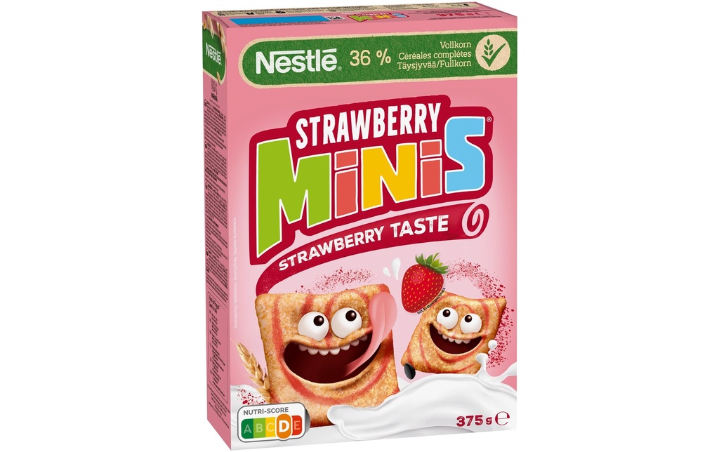 Nestlé Cerealien Céréales Strawberry Minis 375 g