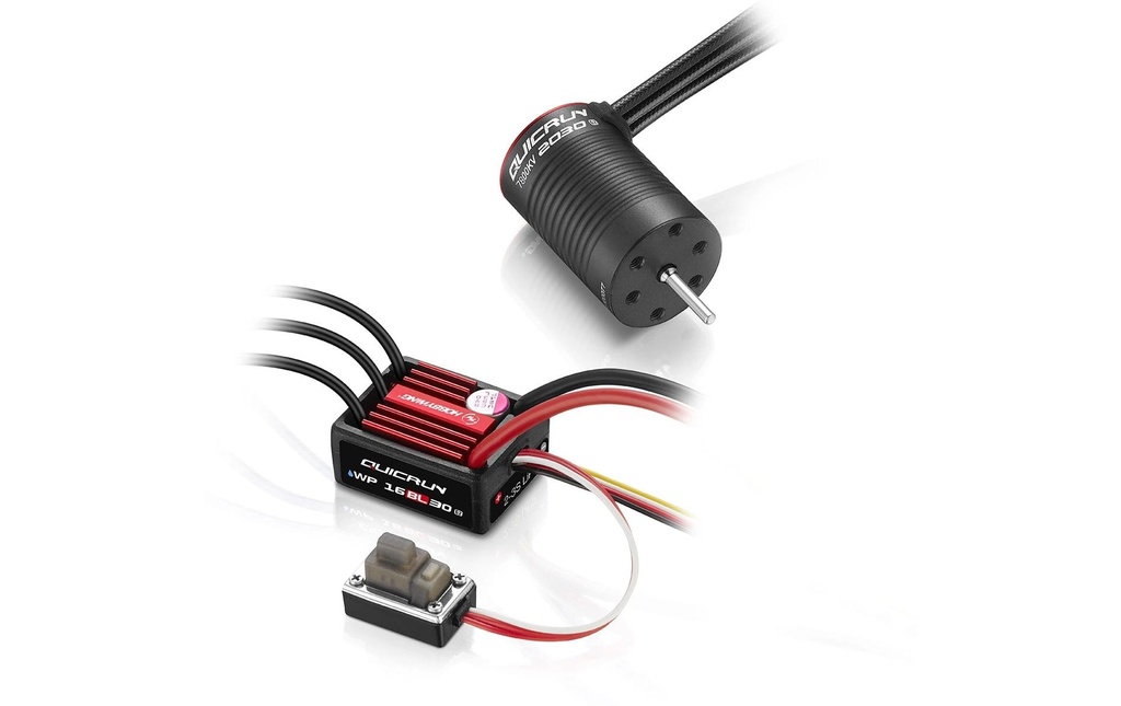Hobbywing Kits d’entraînement sans brosse Combo WP16BL30 G2 7800 kV