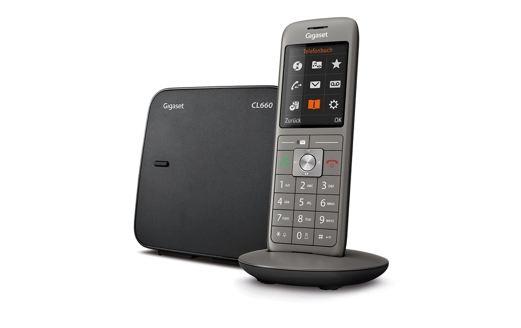 Gigaset Téléphone sans fil CL660 Argenté