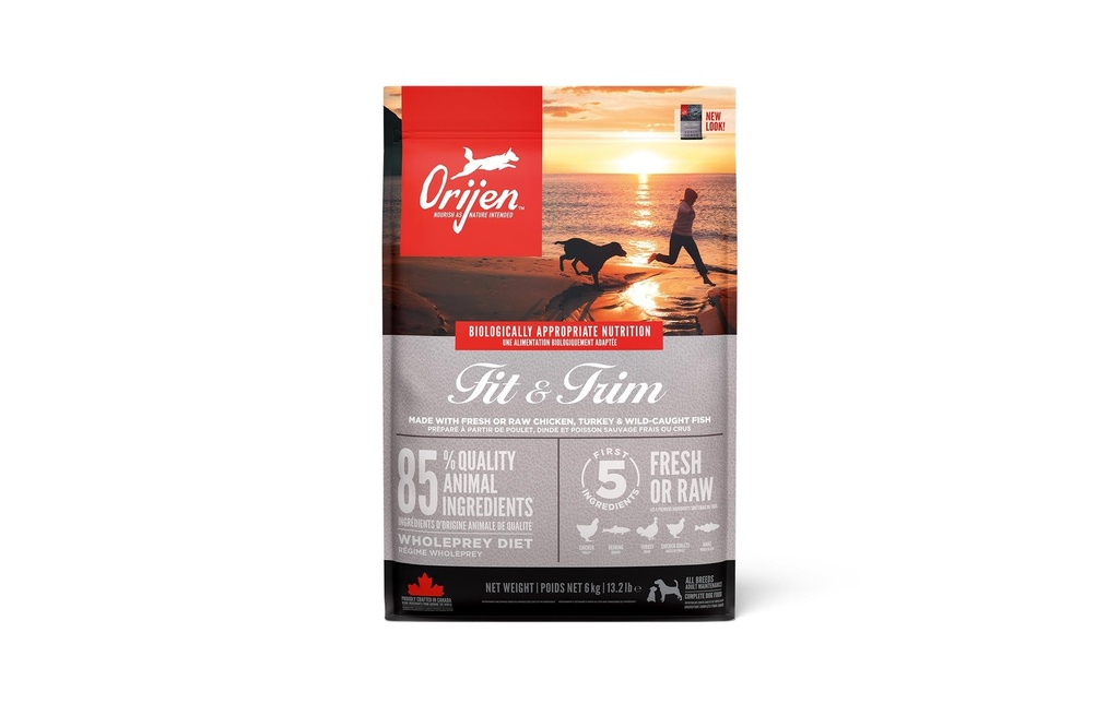 Orijen Alimentation sèche Dog Fit&Trim avec poulet, 6 kg