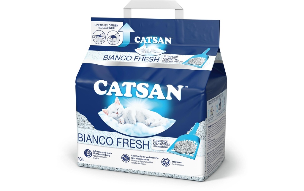 Catsan Litière pour chat Bianco Fresh 10 l