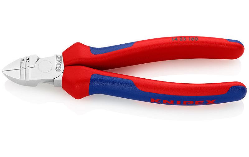 Knipex Pince coupante diagonale à dénuder chromé