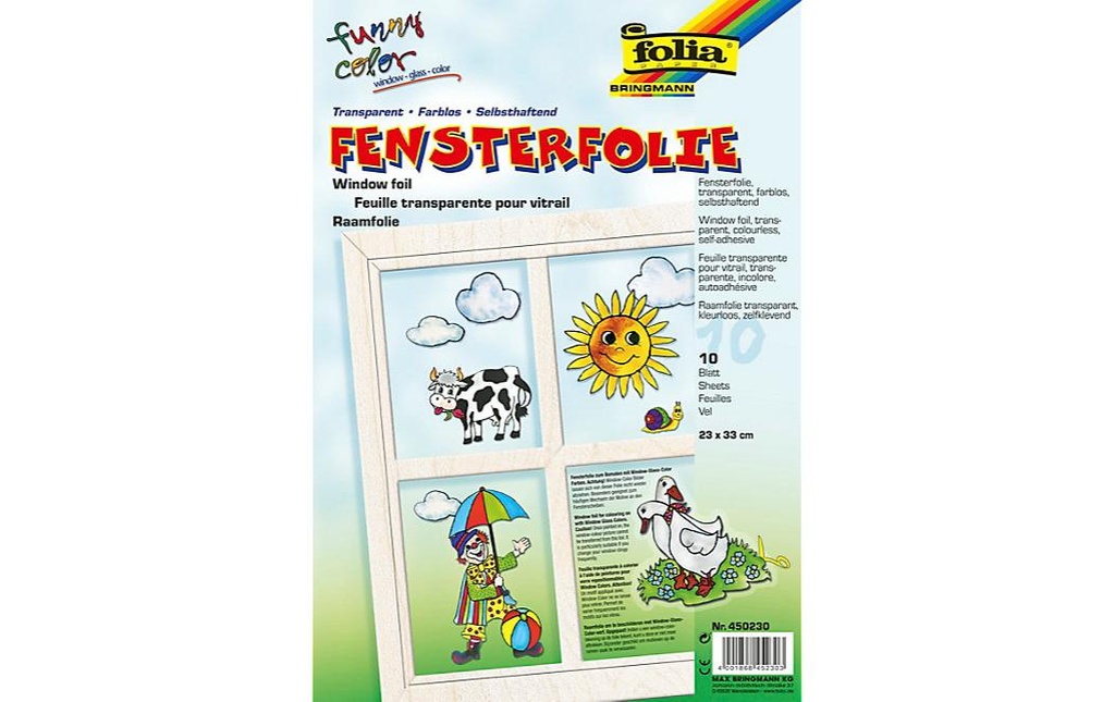 FOLIA Transp.pr.fenêtre 23x33cm 10fl (10 pces)