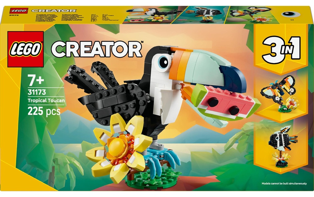 LEGO® Creator Animaux sauvages: toucan tropical 31173