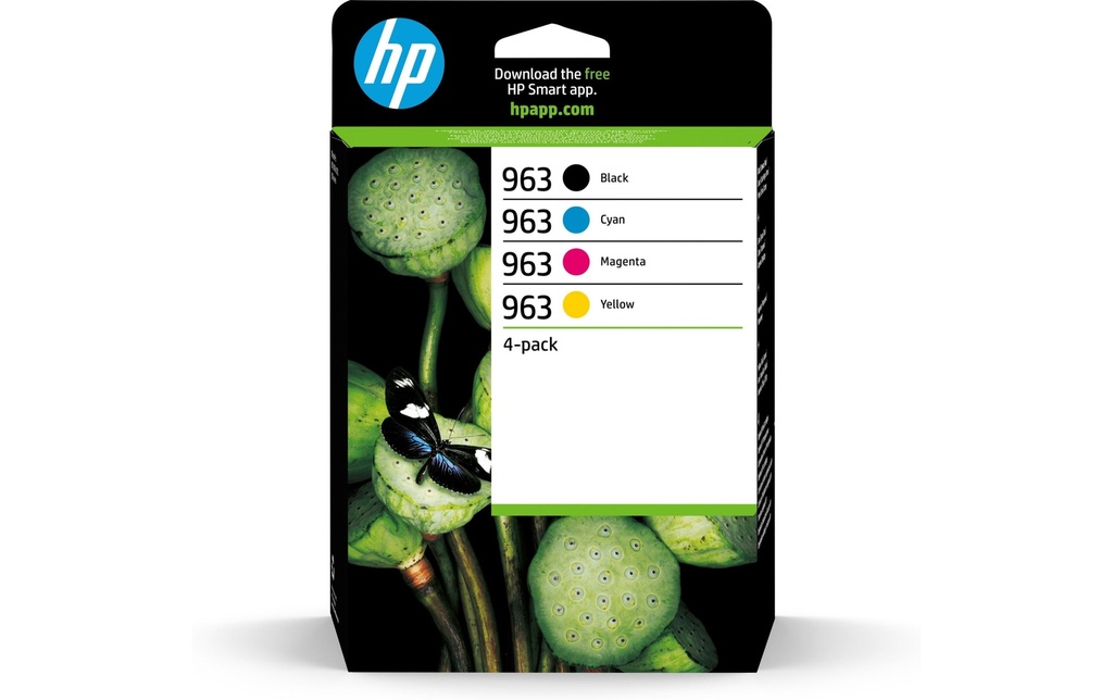 HP Combo Pack No. 963 (Encre 6ZC70AE) C/M/Y/BK