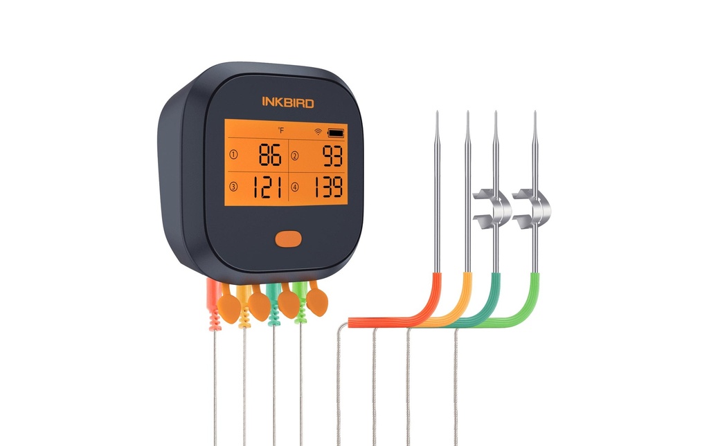 Inkbird Thermomètre à viande IBBQ-4T WiFi