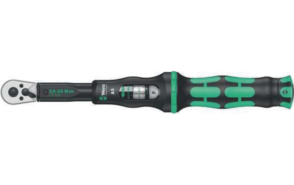 Wera Clé dynamométrique Click-Torque A 5, 1/4 carré