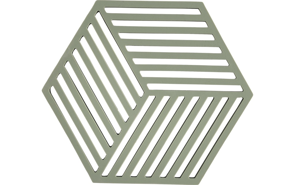Zone Denmark Dessous de plat Hexagone Vert olive