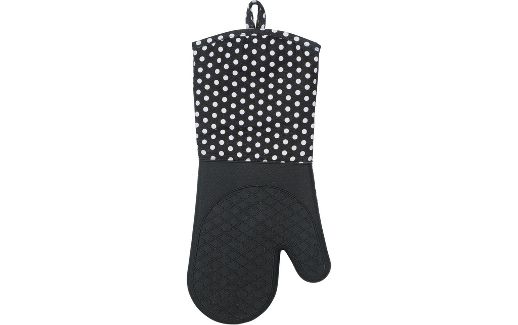 Wenko Gant pour la cuisine Points Lot de 2, Noir