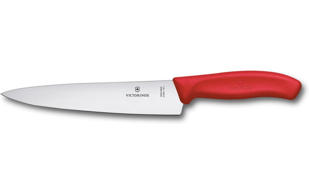 Victorinox Couteau de chef Swiss Classic, 19 cm, rouge, blister