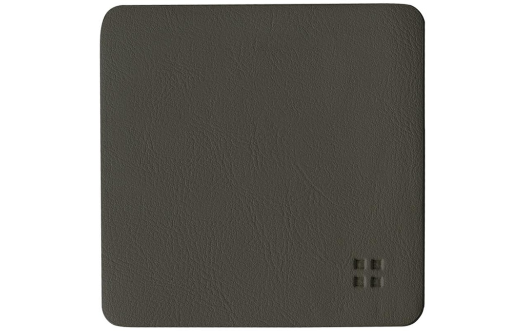 Lunasol Dessous de verre Elements Ambiente 10 x 10 cm, Anthracite