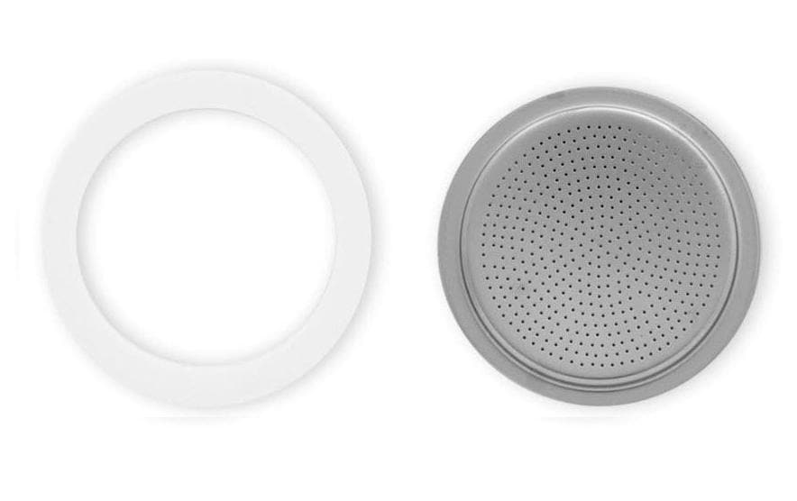 Bialetti Joint & plaque de filtre pour Bialetti Brikka, 4 tasses