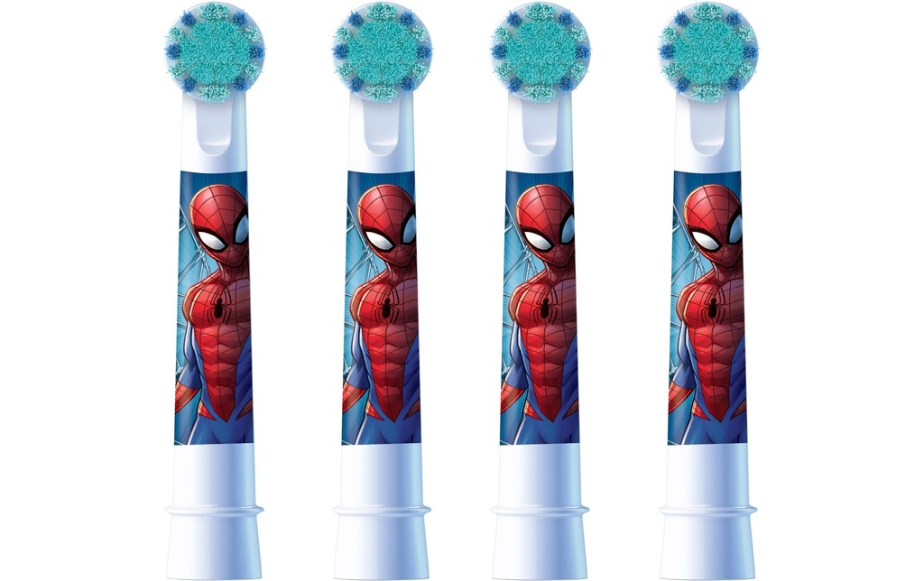 Oral-B Tête de brosse à dents Kids Spiderman 4 pièces