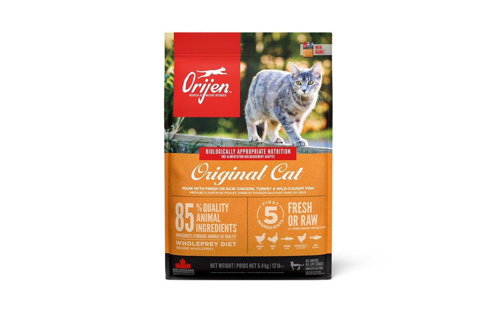 Orijen Alimentation sèche Cat Original au poulet, 5.4 kg