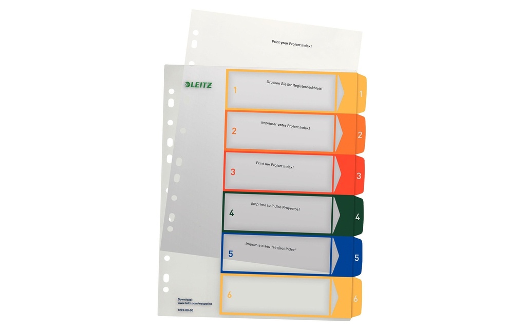 LEITZ Répertoire imprimable 1-6
