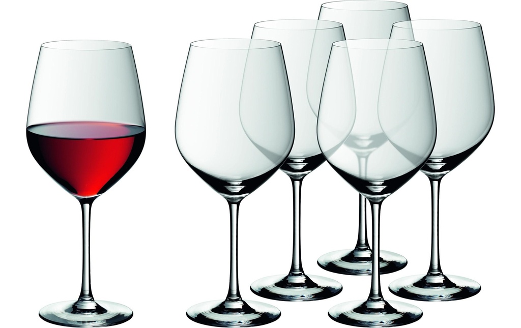 WMF Verre à vin rouge EasyPlus 700 ml, 6 Pièce/s, Transparent