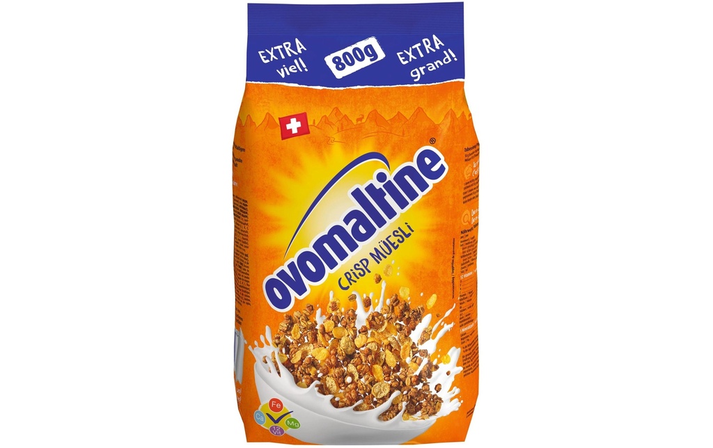 Ovomaltine Crisp muesli 800 g