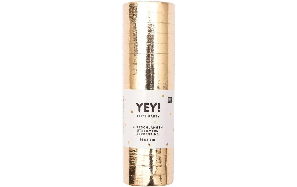 Rico Design Serpentins Streamers doré
