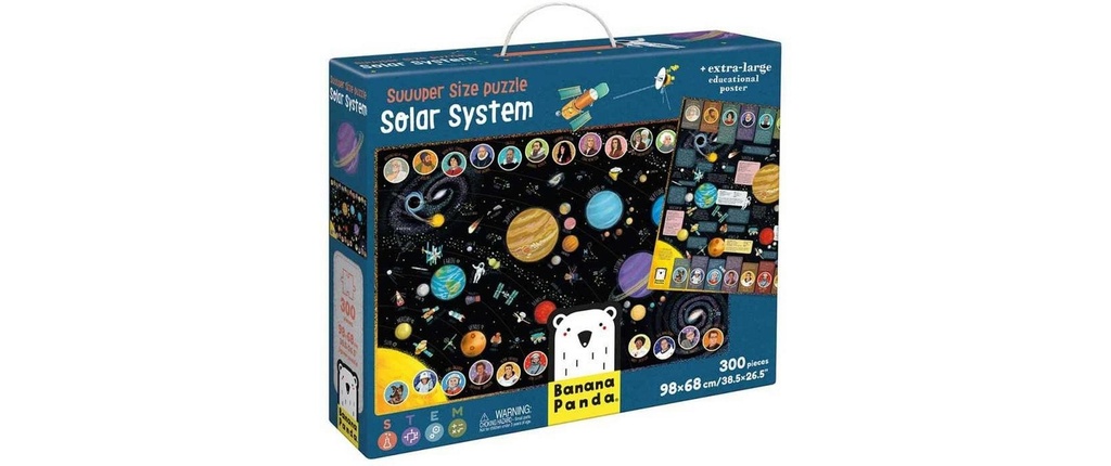 Banana Panda Puzzle Suuuper Size SolarSystem Carton 300 pièces