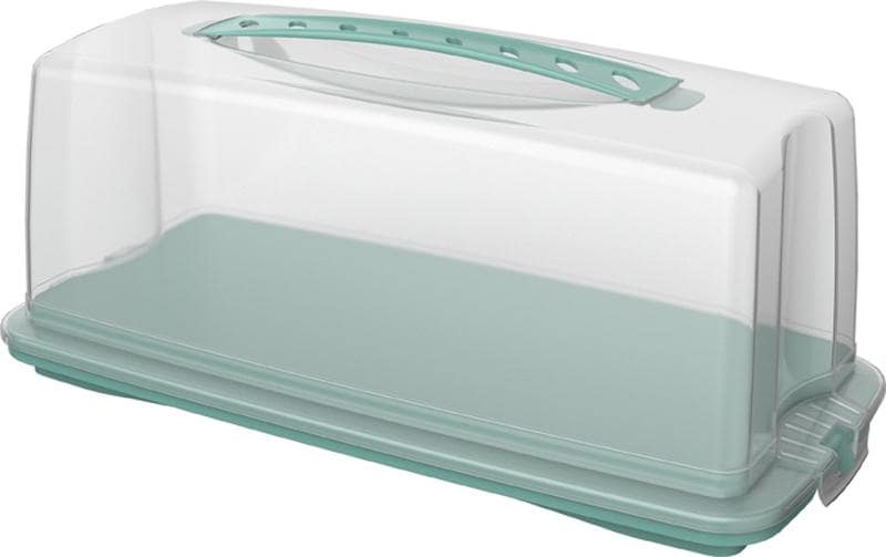 Rotho Boîte de transport pour cake Fresh Transparent/Vert