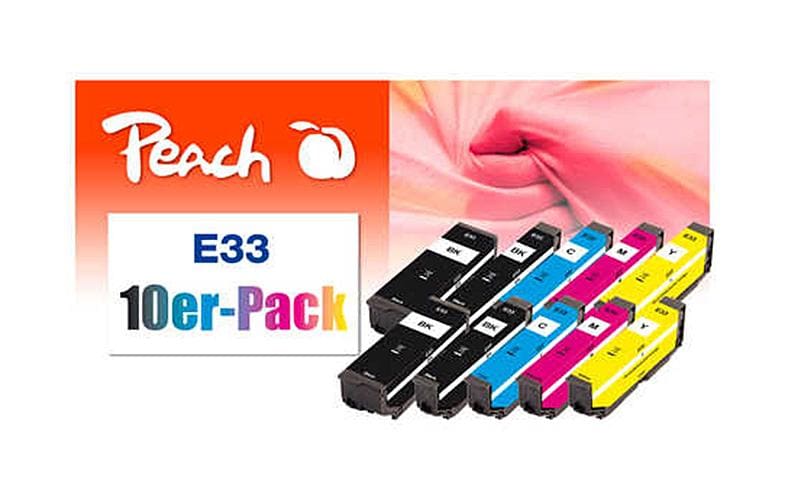 Peach Encre Epson No. 33 2x BK, PBK, C, M, Y