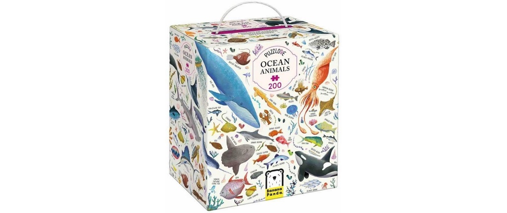 Banana Panda Puzzle Puzzlove Ocean animals Carton 200 pièces