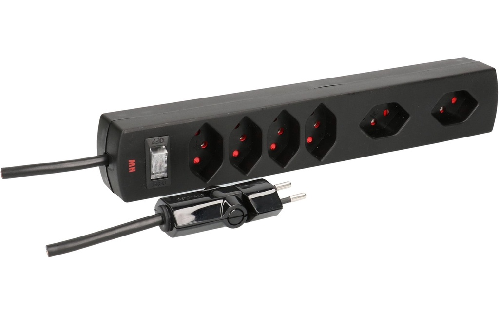 Max Hauri Bloc multiprises Safety-Line 4x T13