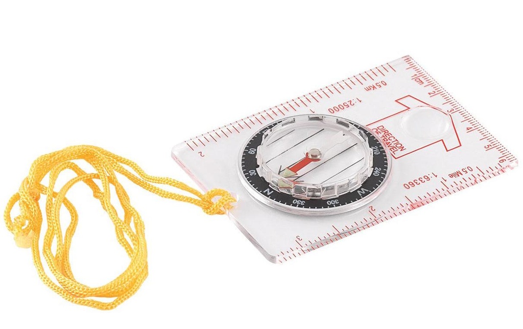 Easy Camp Boussole Adventure Karten Kompass, 6.5 x 8.5 cm