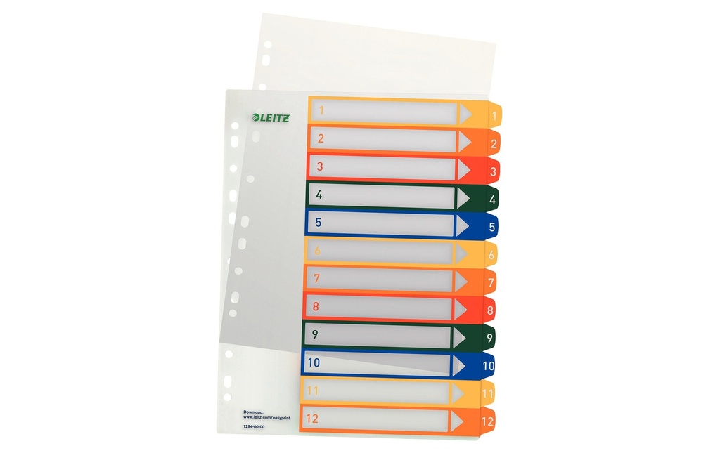 LEITZ Répertoire imprimable 1-12