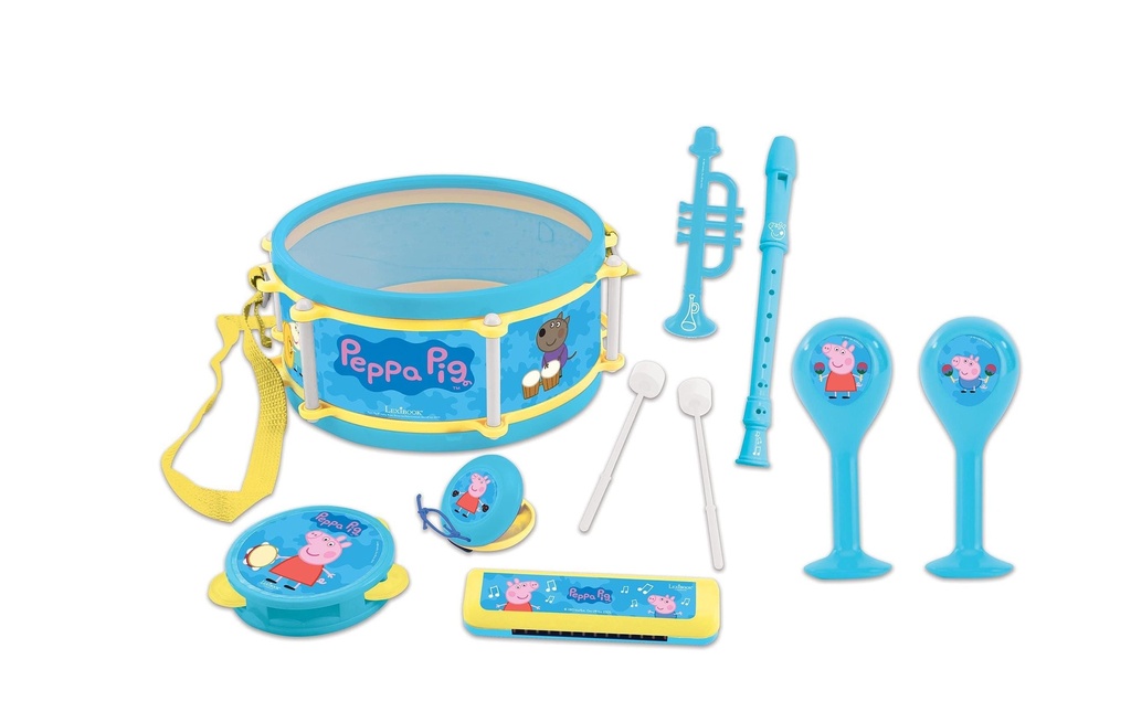 Lexibook Instrument de musique Peppa Wutz Set de musique de 7 pièces