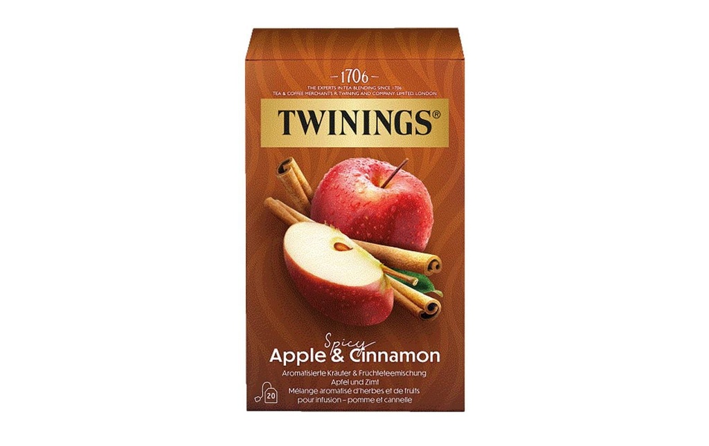 Twinings Sachet de thé Pomme & cannelle 20 Pièce/s