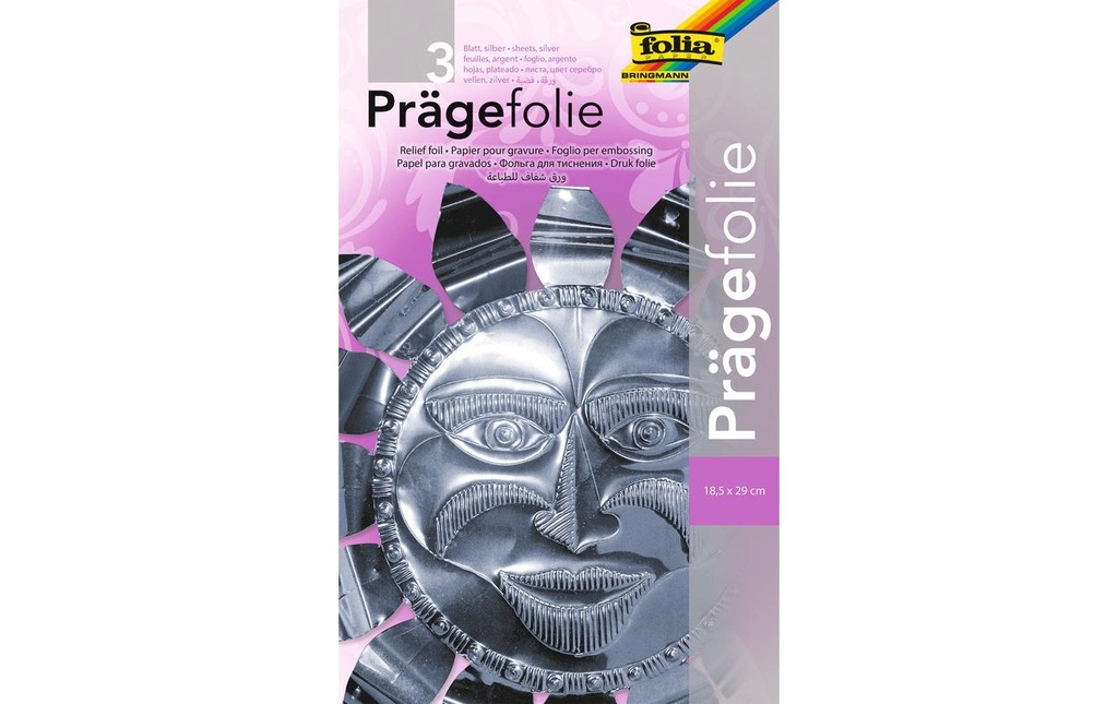 FOLIA Papier pr.gravure argent 3 fl. (3 pces)