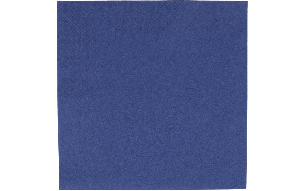 ELCO Serviettes en papier 33 cm x 33 cm, 100 Pièce/s, Bleu