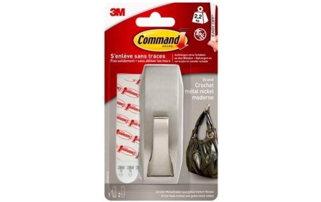 Command Crochet Command L argent, 2.2 kg