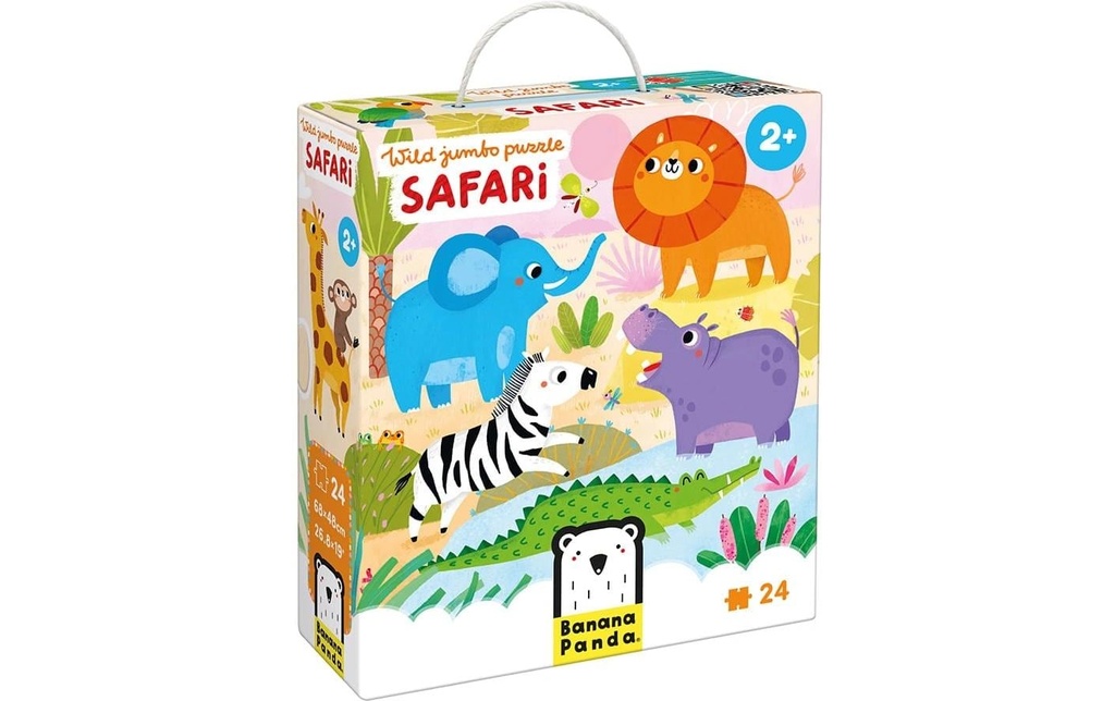 BANANA PANDA Puzzle Wild Jumbo Safari (24 pces)