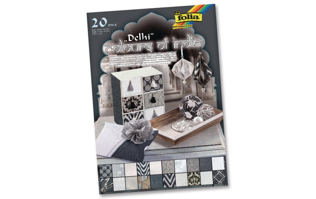 FOLIA Bloc Colours of India Dehli (20 pces)