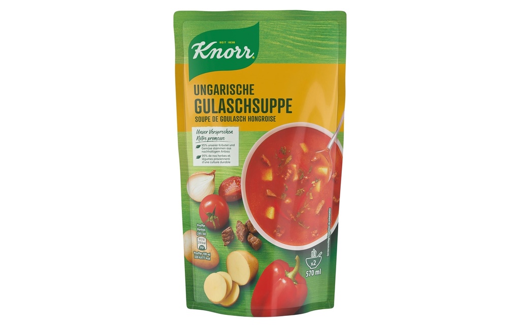 Knorr Soupe de goulasch hongroise 570 ml